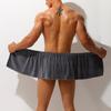 Sexy Men's Wearable Bath Towel Magic Shower Skirt Soft Breathable Swimming Beach Bath Dress Sports Gym Bathrobe