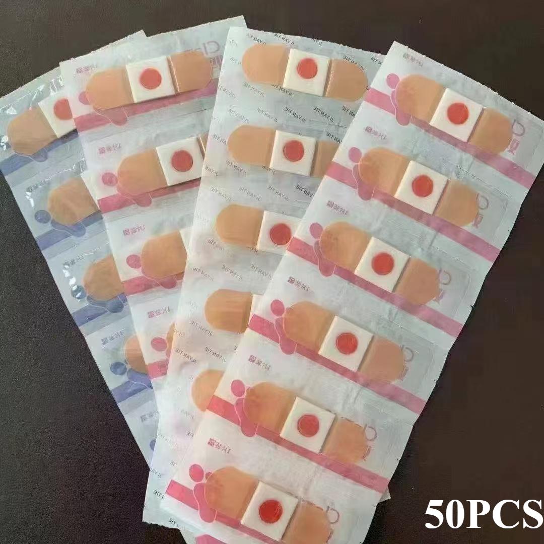 

50 шт. Пластырь для ног для лечения мозолей и удаления натоптышей, медицинский пластырь, уход за здоровьем 50pcs