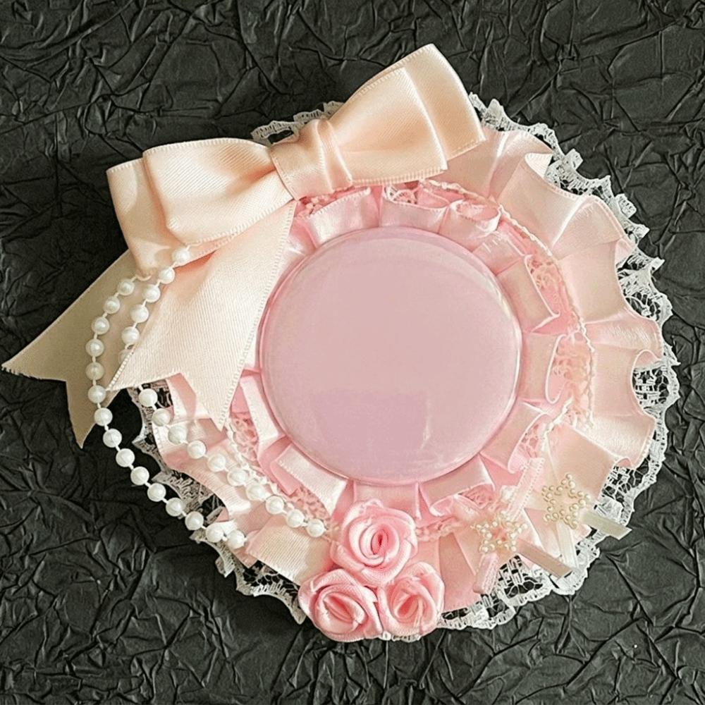 Pins Display Lolita Badges Holder Bow Badge Rosette Base Tray Itabag Badge Holder Card Holder