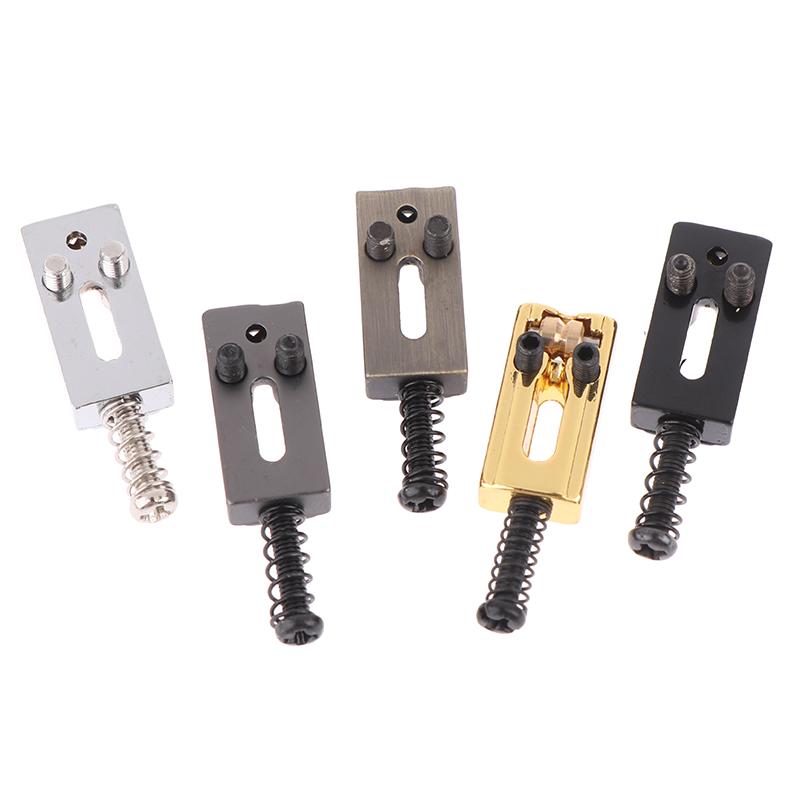 1/6Pcs Zinc Alloy Electric Guitar Roller Bridge Tremolo Saddles For Electric Guitar Replacement Bridge Saddle Set