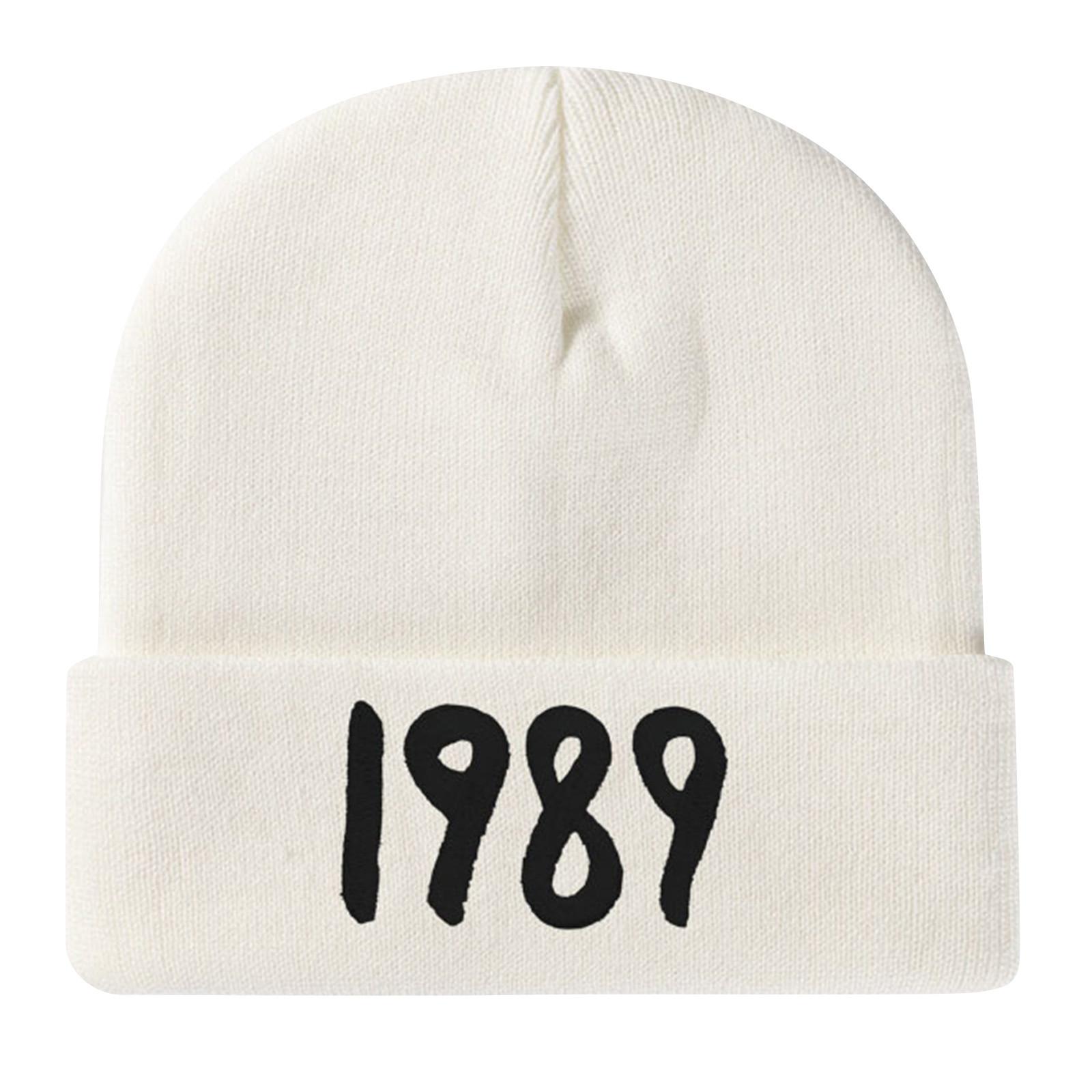 Вязаная шапка с вышивкой 1989, Европейская и американская хип-хоп шапка, И теплая зимняя шерстяная шапка