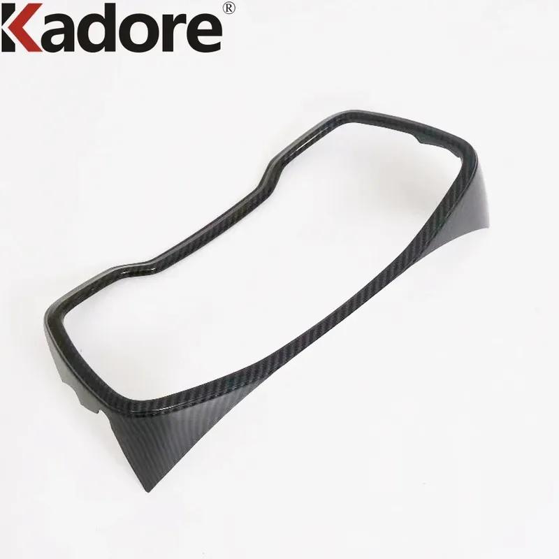 For Toyota Corolla sedan/Cross -2024 2025 Carbon Fiber Car Dashboard trument Panel Frame Cover Trim Interior Accessories