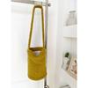 Autumn and Winter Soft Waxy Plush Bucket Bag Retro Versatile Messenger Bag Simplicity Large Capacity Shoulder Bag Women