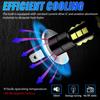 H1 15 Led Fog Lamp Driving Drl Light Bulbs Conversion Kit 6000k Xenon Super White Ip67 Waterproof