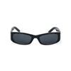 Saint Laurent Wide Leg Design Acetate Rectangular Sunglasses Women sunglasses Black SLM152F-001