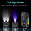 EV15 LED UV Flashlight Magnet Keychain Work Light Type-C Rechargeable Torch Hat Clip Lamp Camping Pocket Lantern