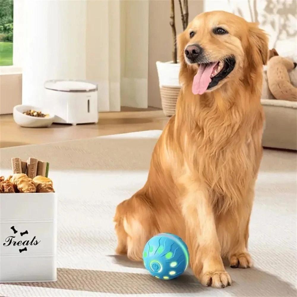 Usb Charging Electronic Jumping Rolling Ball Interactive Pet Ball Interactive Smart Dog Ball For Pet Entertainment Large