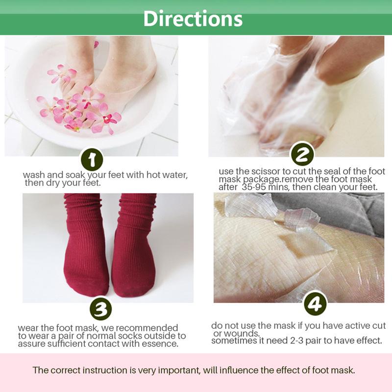 Exfoliating Feet Mask Socks Remover Feet Peel Mask For Foot Mask Care
