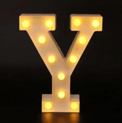 Wedding Decorative Name Number letters LED Lights Luminous Number Lamp Party Baby Bedroom Decoration Home Night Light