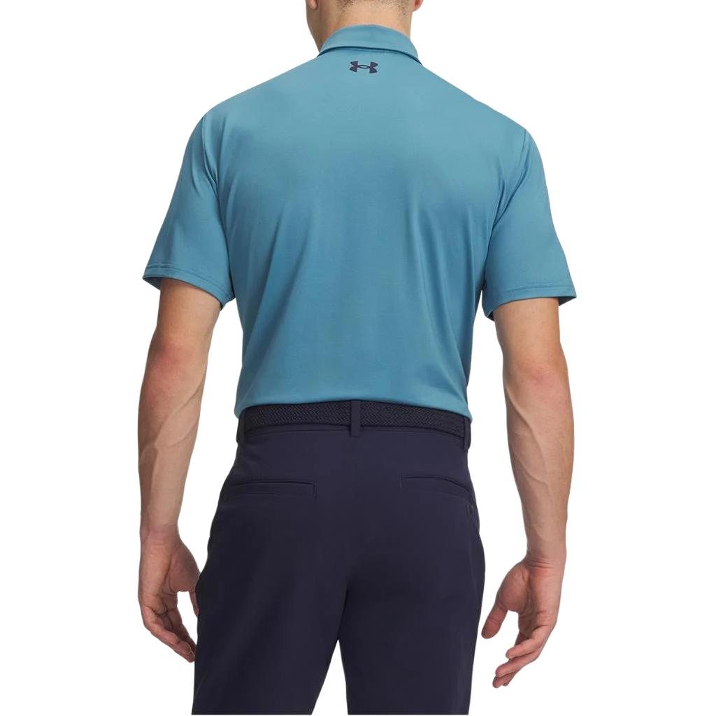 Under Armour Matchplay Golf Lässig Einfach Klassisch Knopf Kurzarm Poloshirt Herren Oberteile Limitless-Blau 6009799-466