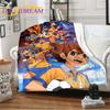 Anime deky Inazuma Eleven Deka Měkká kreslená deka Flanel Throw Deka Postel Pohovka Deka Deka Potah křesla Deka Home Decor
