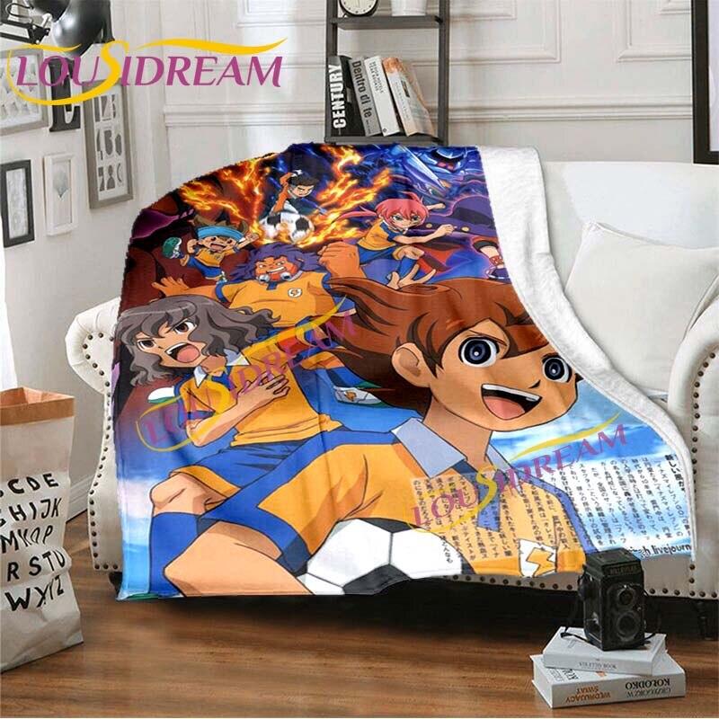 Anime deky Inazuma Eleven Deka Měkká kreslená deka Flanel Throw Deka Postel Pohovka Deka Deka Potah křesla Deka Home Decor