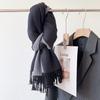 52 Culoare 2024 Toamna Și Iarna Gros și Alungit Color Solid Cașmir Esarfă Multifuncțională Eșarfă Duble Fețe Şal pentru bărbaţi şi femei