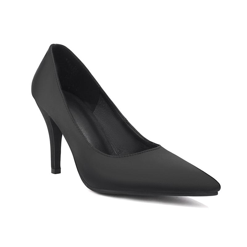 

Meotina/женские туфли-лодочки с острым носком на тонком высоком каблуке, лаконичный дизайн, перчатки-туфли, женская модная обувь, весна-осень, черный, серебристый цвет 46 35 чёрный