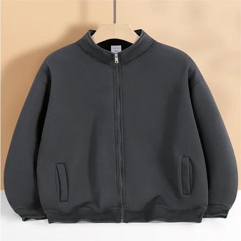 

Biffiso BFS8322L Unisex Island Fleece Stand-Collar Zipper Sweatshirt 2XL