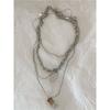 INS Titanium Steel Multi-Layer Twin Garden Pendant Women's Necklace