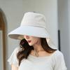 Summer Sun Protection Fisherman Hat With Wide Brim For Women Outdoor Activities