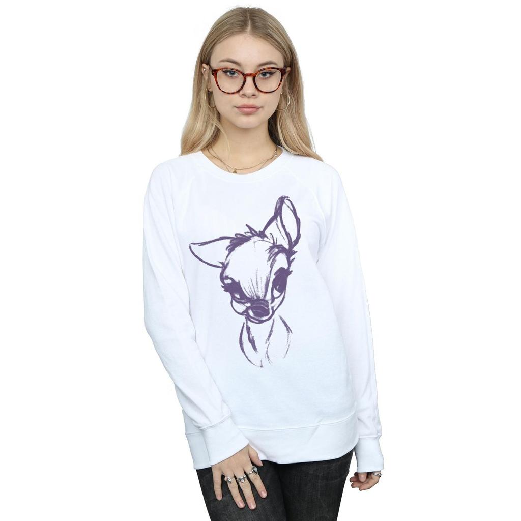 Disney Womens/Ladies Bambi Mood Sweatshirt