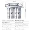 Stainless Steel 5-Level Under-Sink Tap Water Filter & Purifier for Household Kitchen