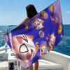1pc Cartoon Anime Cats Beach Towel Large Quick-drying Towel Suitable for Beach Yoga Pool Gym Sport Towel Summer Gift for Friends