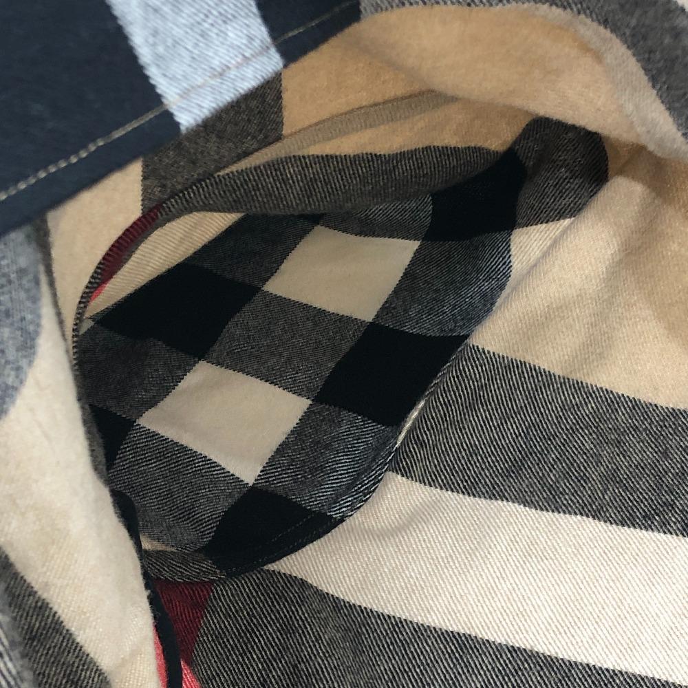 BURBERRY 8050135 Check pattern Apparel Outerwear Shirt Jacket Zip-Up Blouson