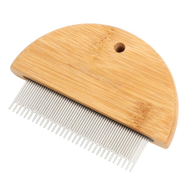 10pcs Wholesale High Quality Exquisite Wooden Pet Metal Flea Needle Comb Pet Grooming Flea Comb Pet Accessories for Beauty Care