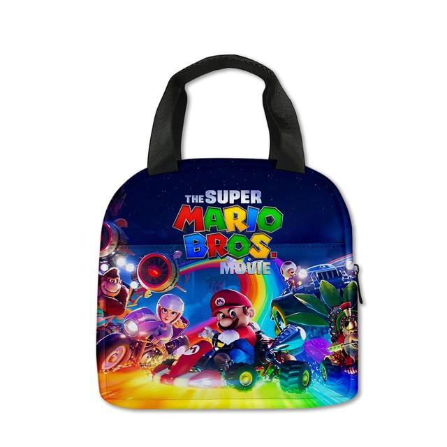 Mario Super Mario Lunch Bag Elementary School Student Insulated Lunch Box Handheld Meal Bag Ice Pack