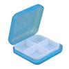 Mini Pill Organizer Daily Pill Box Organizer Medicine Organizer Box Snap Close Portable Pill Container Segmented Clear