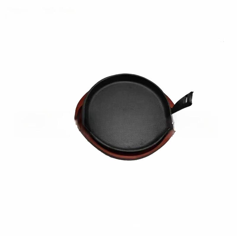 Lilang Cast Iron Pizza & Steak Pan with Wooden Base