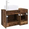 Bathroom Furniture Set 2 pcs Reclaimed Wood Effect Particleboard