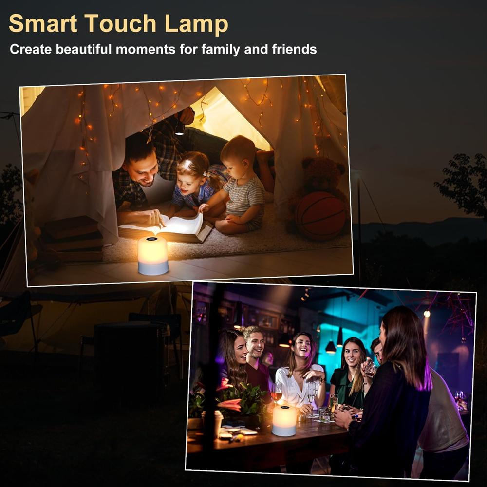 Touch Night Light Three Kinds of Light Touch Adjustment Soft Light Irradiation Let You Sleep Comfortably