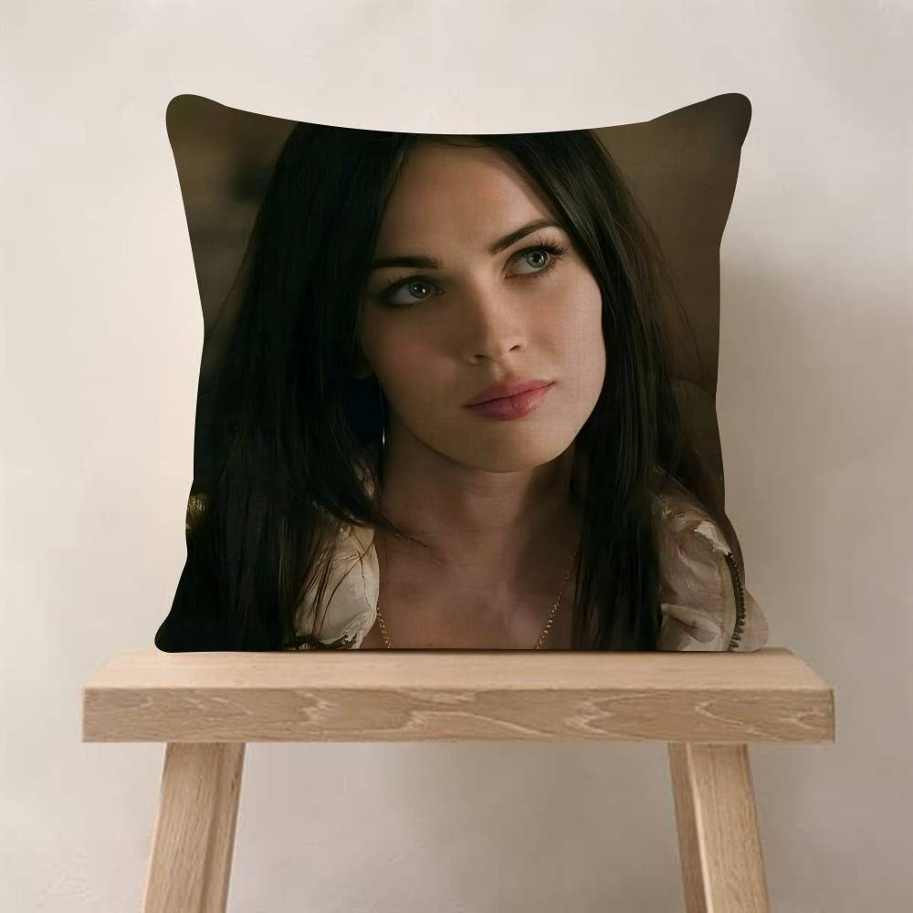 M-megan Fox Actor Pillowcase Toon Gift Cushion Cover Bedroom Home Sofa Chair Seat Decor Pillow Case