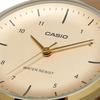 CASIO LTP-VT03GL-4B analog quartz ladies watch pale orange metallic x beige leather band overseas model