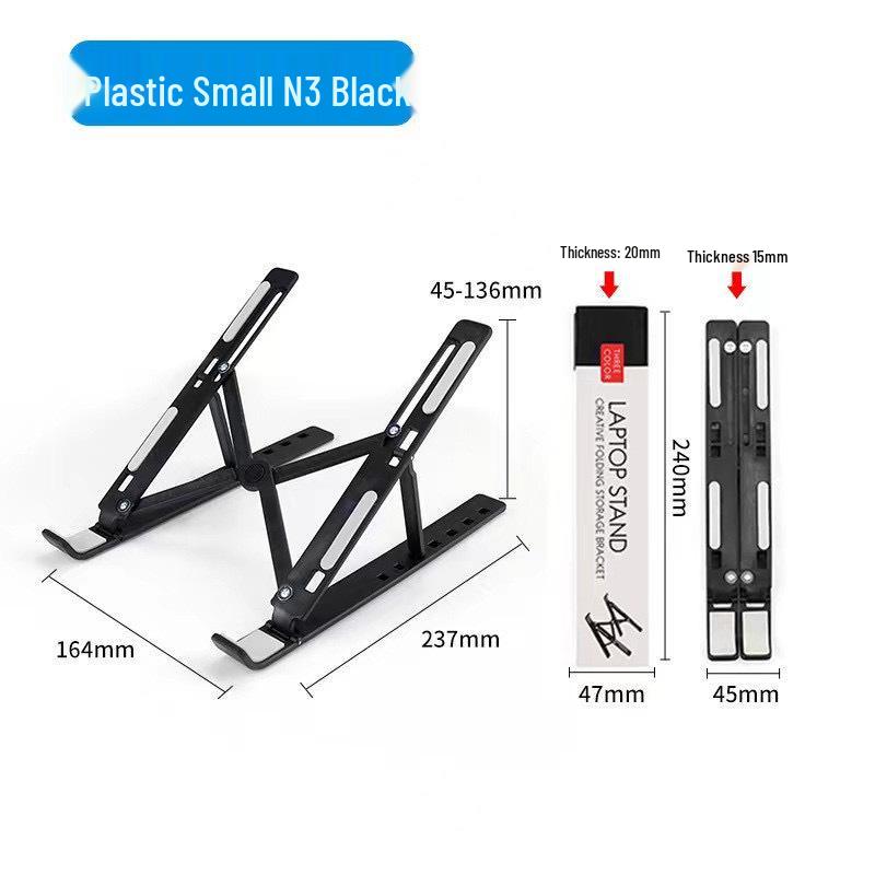 18-Inch Adjustable Aluminum Laptop Stand with Cooling Function