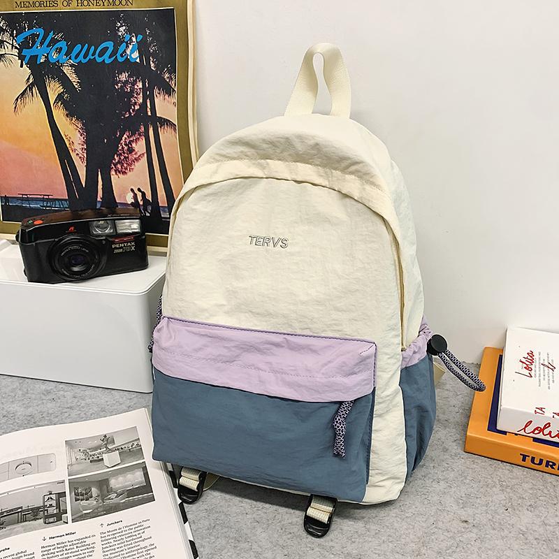 Outdoor Lightweight Travel Backpack Student Schoolbag Women's Large Capacity College Style Backpack