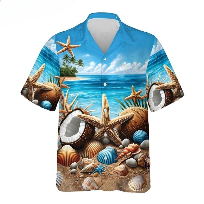 Funny Chili Fruit Pattern Shirt for Men 3D Print Pepper Hawaiian Shirts Summer Button Short Sleeve Top Street Lapel Aloha Blouse