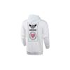adidas Originals Unisex Kapuzenpullover mit Herz-Print Weiß GK7163