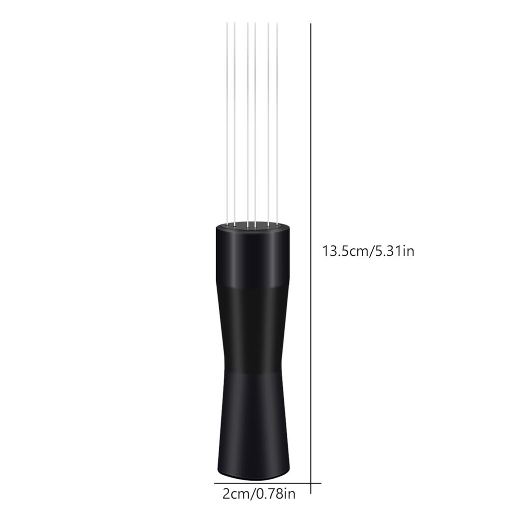 Espressokaffe Omrörare Rostfri Kaffeomrörnings Tamper Nål Kaffe Tamper Distributör Kaffeomrörning WDT-verktyg