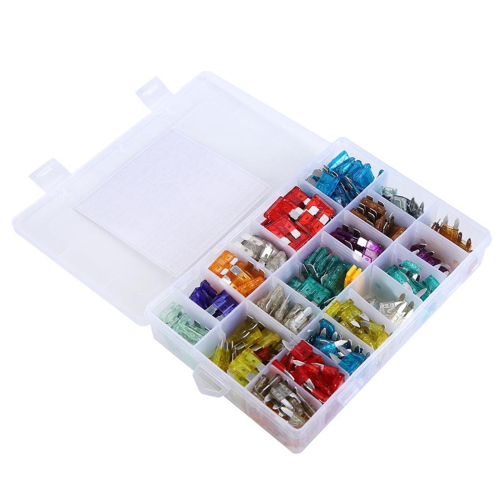 400PCS Car Fuses Assortment Kit Fuse Classification Kit for CarSUVTruckATVBoat