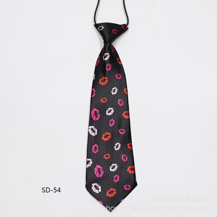 Children'S Printed Small Tie, Handsome Trendy Treasure Tie, Baby Tie, Student School Uniform Tie.