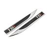 AABIP1 1Pair 3D Metal Epoxy TDI Logo Badge Car Sticker Auto Accessories Fender Emblem Decal For Volkswagen Polo Golf 6 Passat B6 T5 TSI