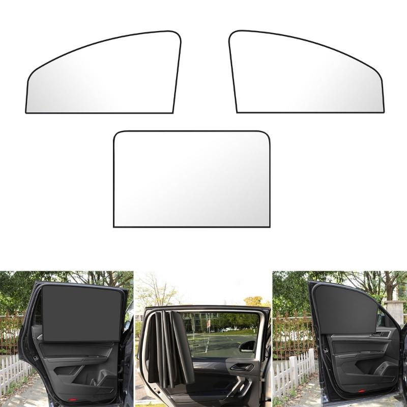 Sunshade Full Shading Fabric Magnetic Suction Opaque-Curtain Side Window Sun Visor Summer Protection for Car Accessories