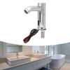 G1/2 Touchless Sink Faucet 10 to 15cm Sensing Range Battery Powered Motion Activated Bathroom Faucet