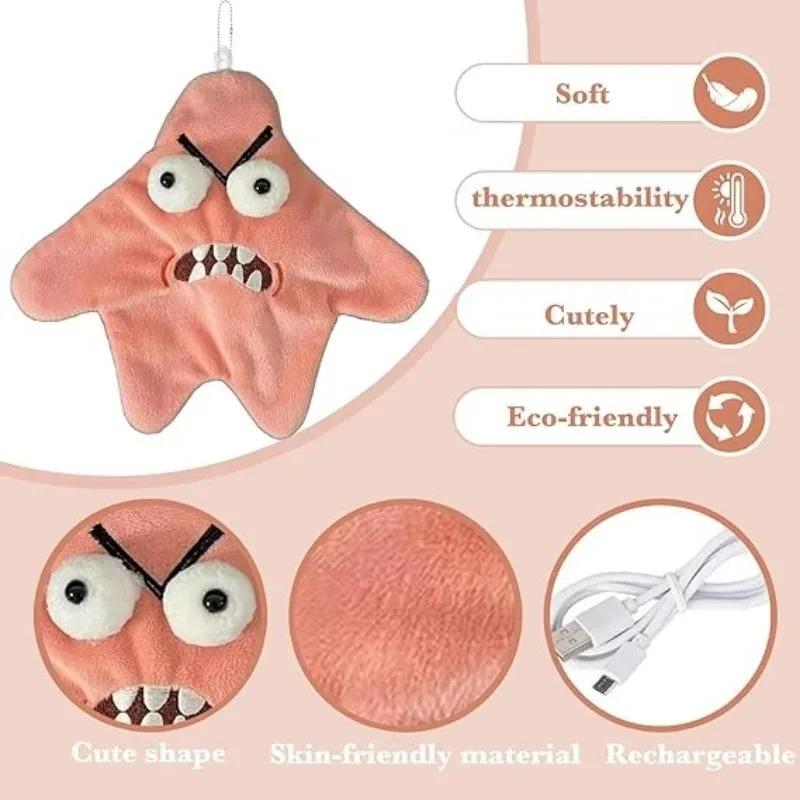 Ciondolo Stella Marina Arrabbiata Ballerina Decorazione Borsa Danzante Ricaricabile USB Giocattolo Spettrale Ballerino Portachiavi Ciondolo Chiave Auto Ciondolo Borsa
