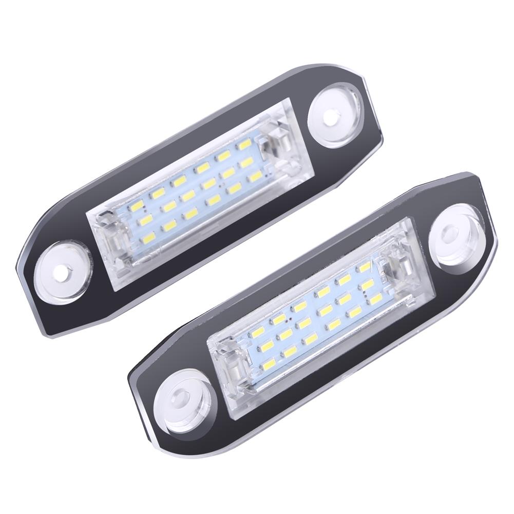 2x Lumière LED de Plaque d'Immatriculation de Voiture Pour Volvo S40 S60 S80 XC60 XC70 XC90