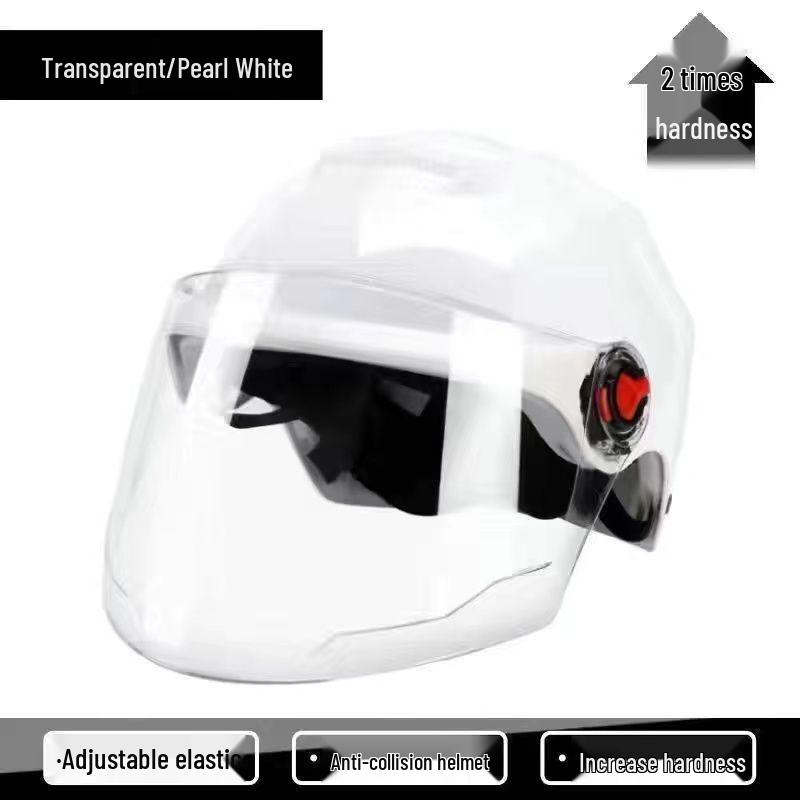

All-Season Electric Battery Motorcycle Helmet, UV Sun Protection Half Helmet for Men & Women One Size