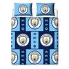 Manchester City FC Reversible Crest Duvet Set