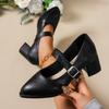 High Heels Pointed Toe Basketball Platform 2025 Chunky Sandals Women's High-Heeled Shoes Footwear Shallow Mouth Mary