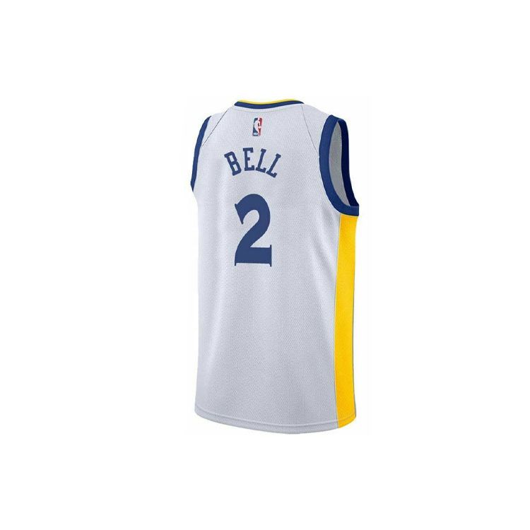 Nike Retro Basketball Comfortable Casual Vest NBA Golden State Warriors 2 Bell Men tops White 864417-105