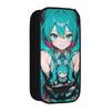 Anime Hatsunes Mikus Pencil Cases Cute Pen Box Bags Girl Boy Large Storage Students School Gift Pencilcases